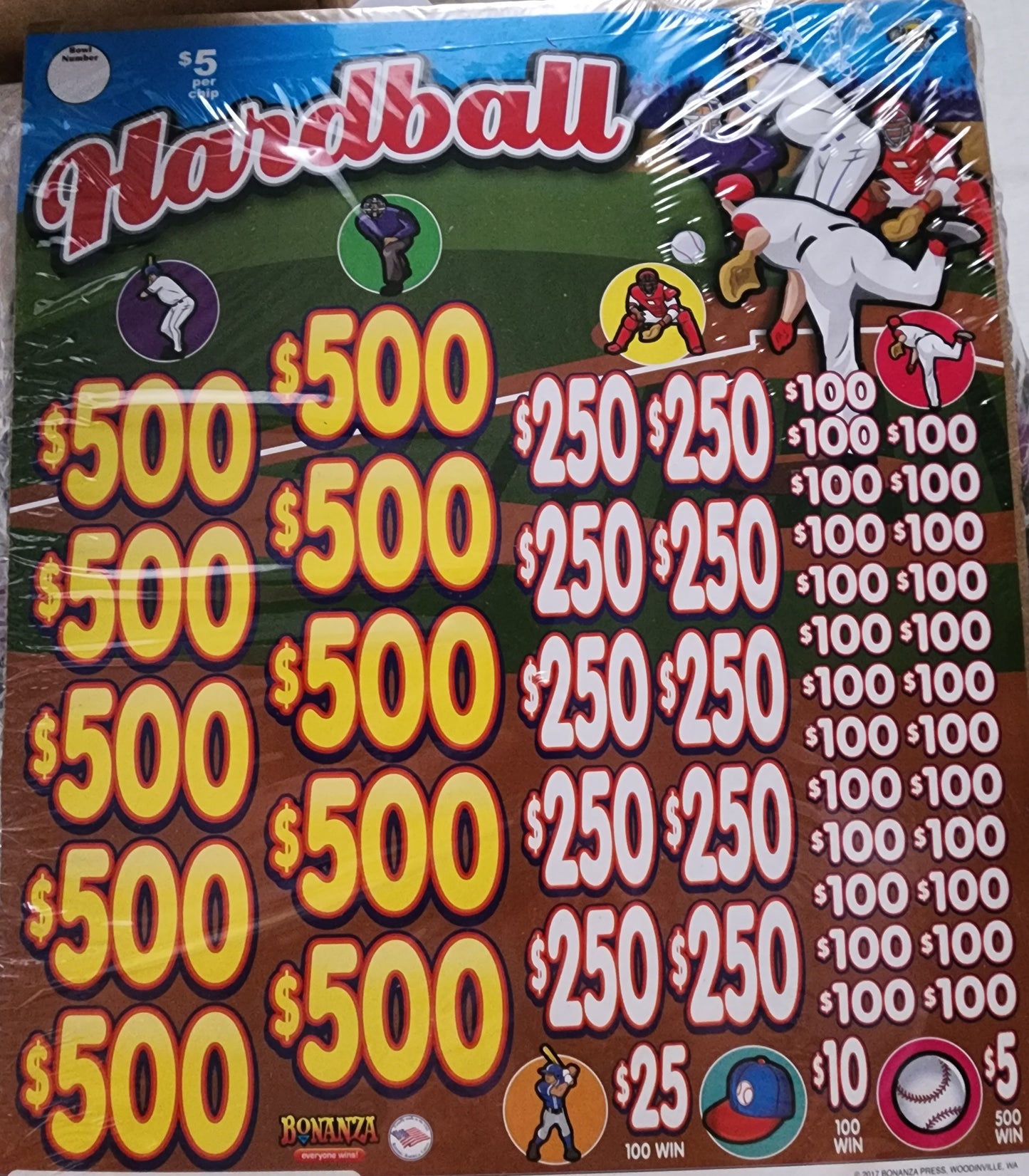 HARD BALL $5 CHIPS