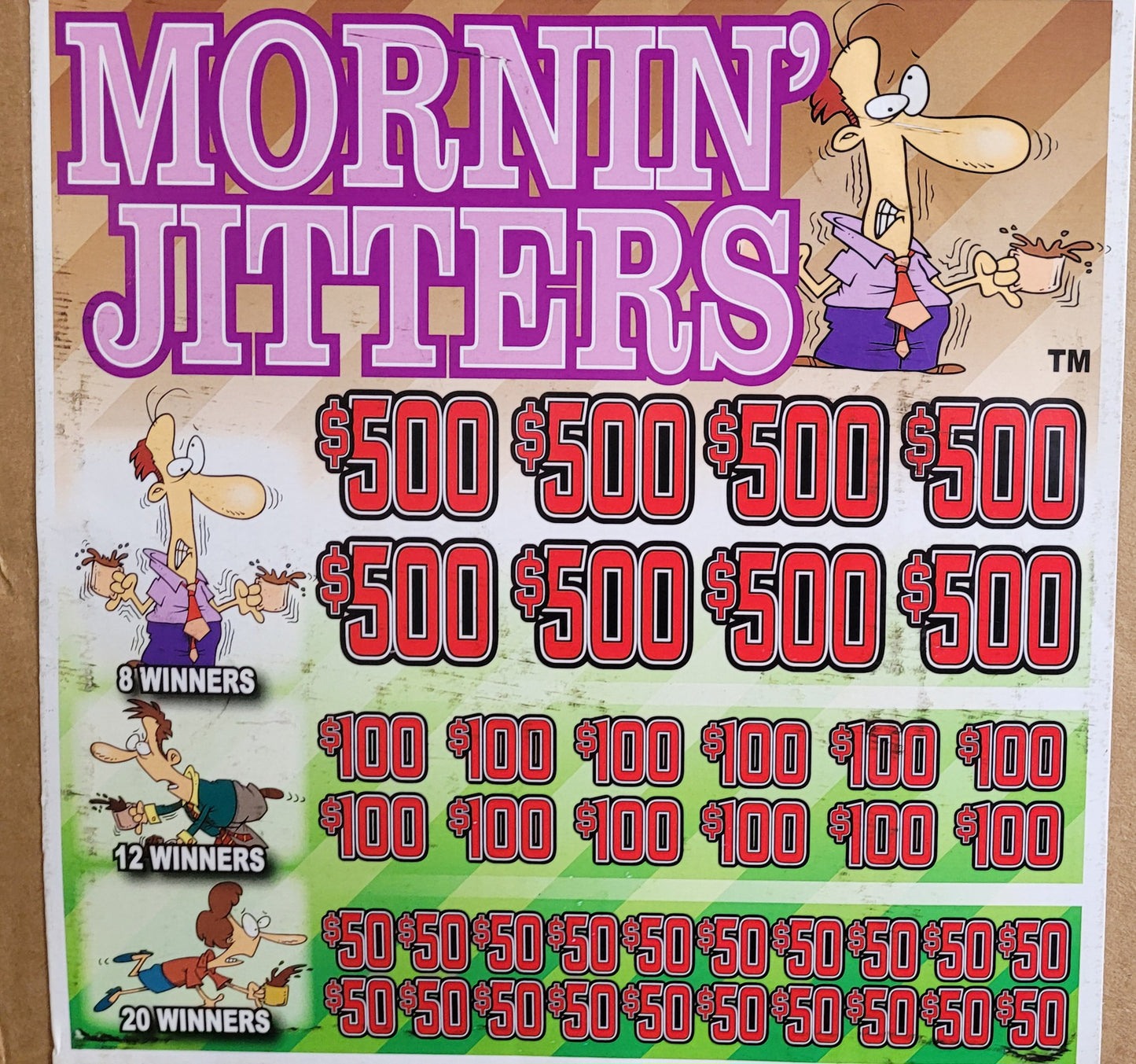 MORNIN' JITTERS JARS WITH LAST SALE