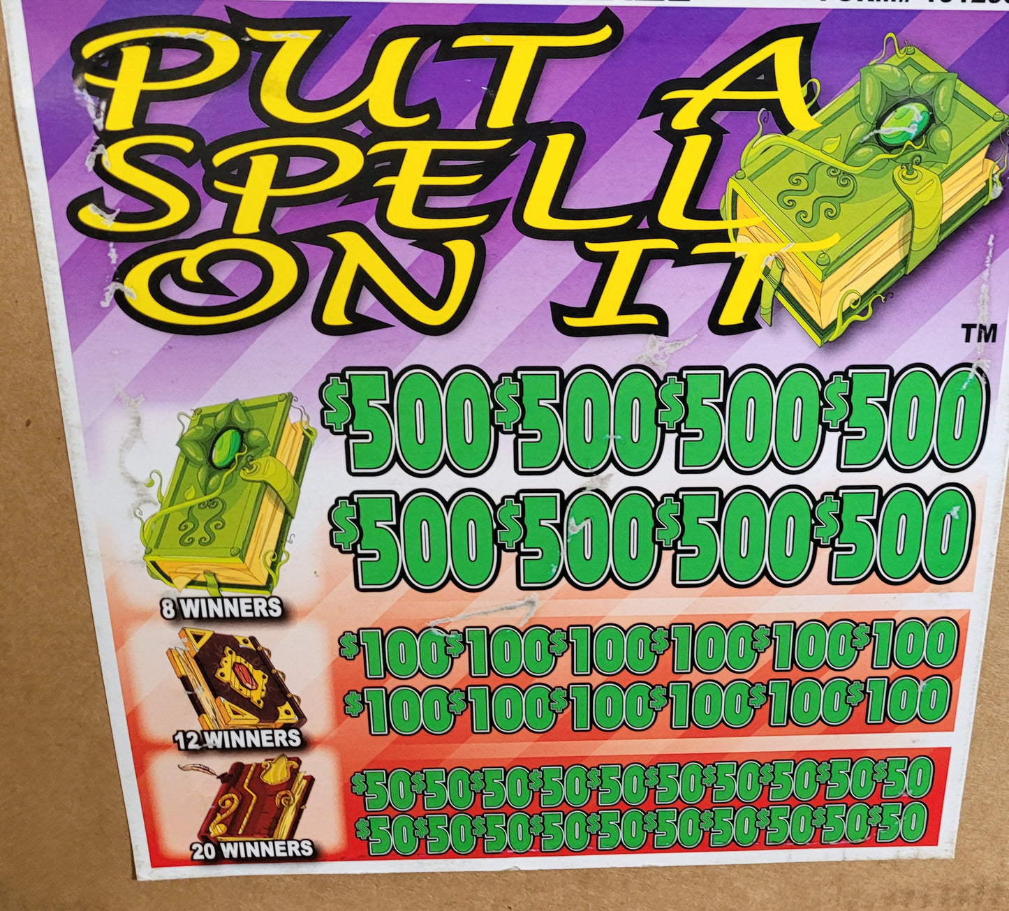 PUT A SPELL ON IT JARS WITH LAST SALE