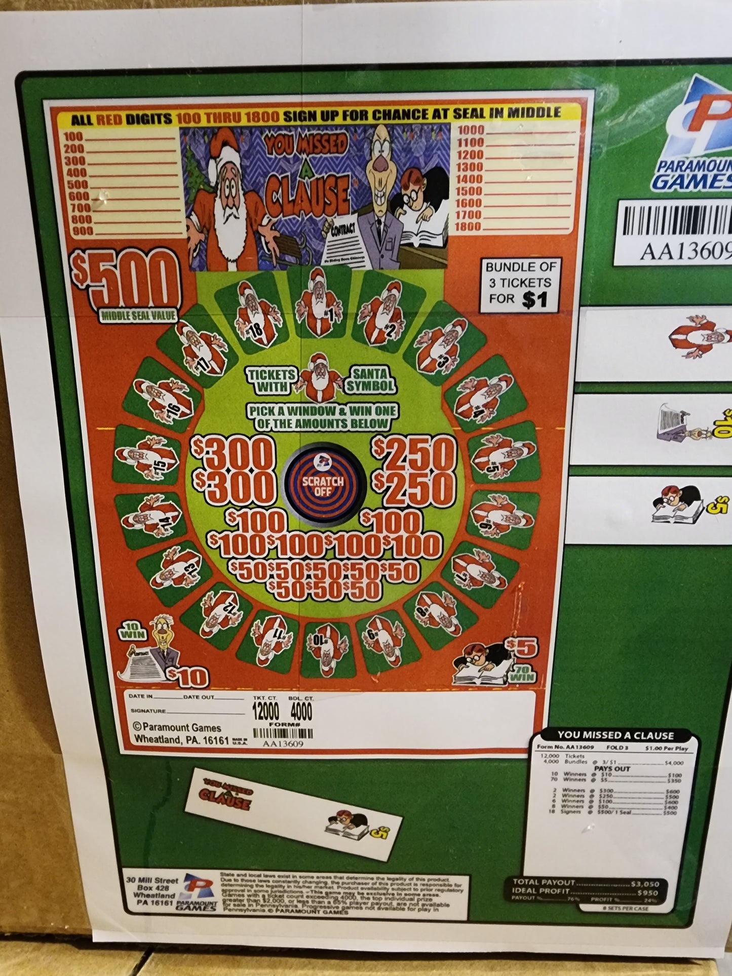 YOU MISSED A CLAUSE JARS