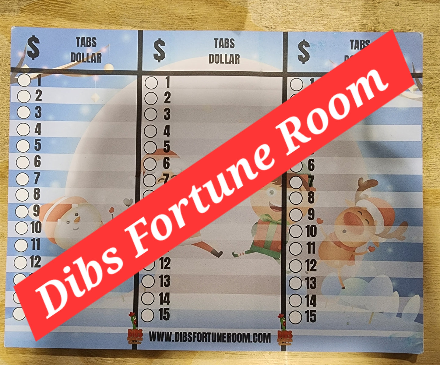 1 - 15 3 ON A SHEET BINGO NOTEPADS SET OF 2