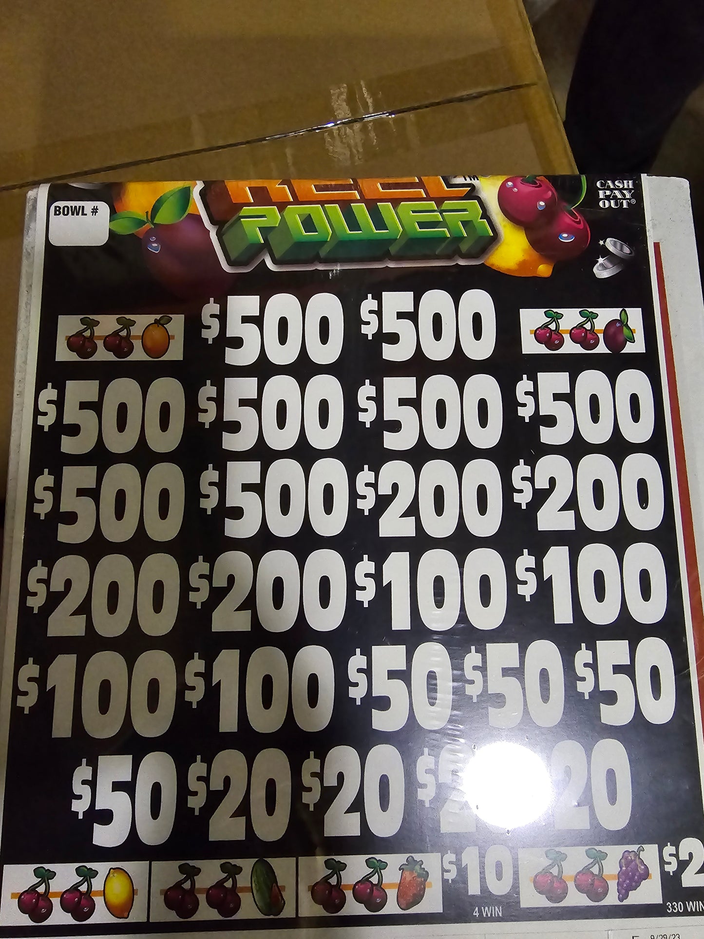 MEGA REEL POWER (500) $2