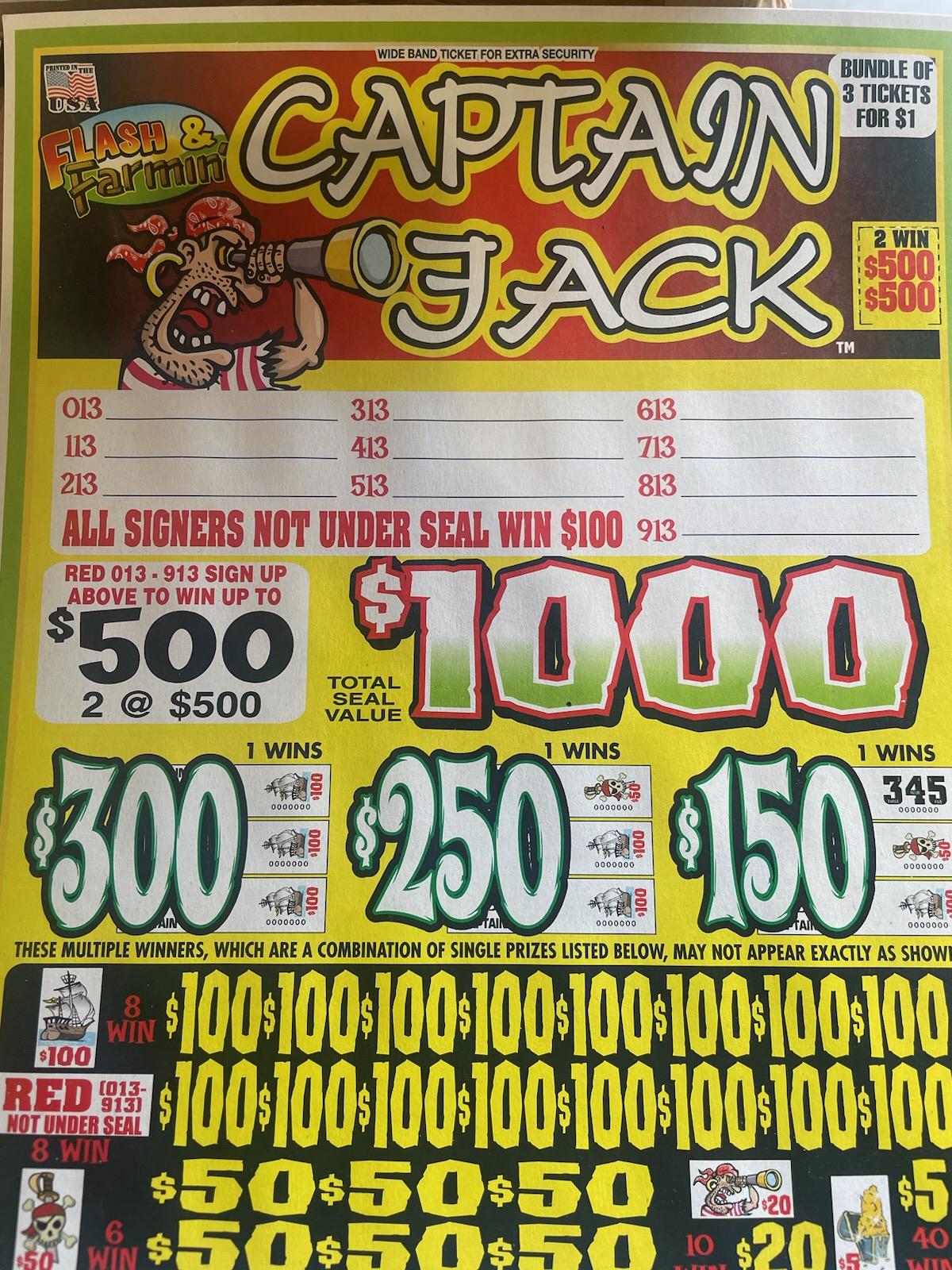 CAPTAIN JACK JARS