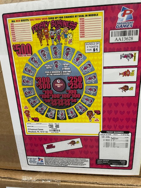 FRISKY BUSINESS JARS