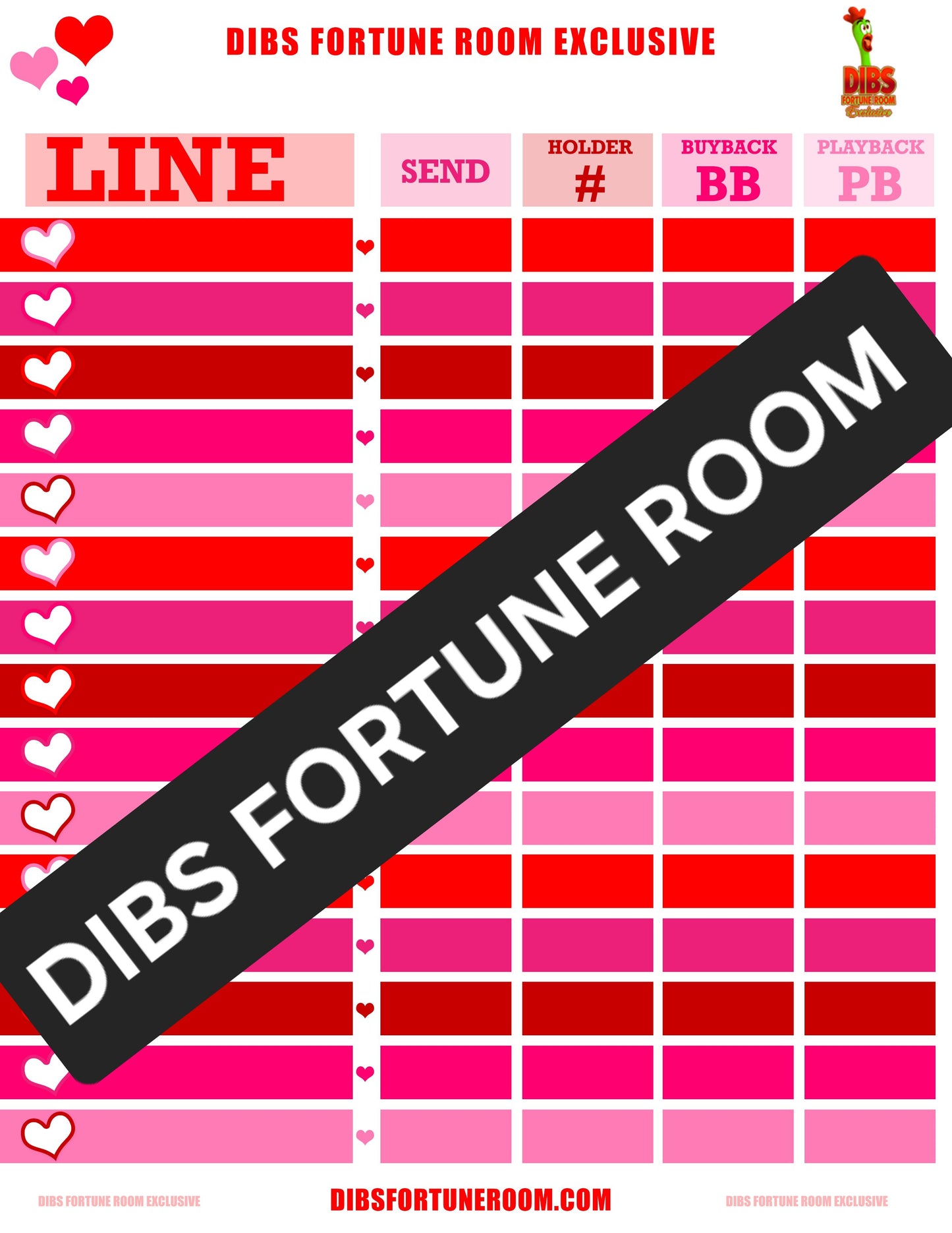PLAYER LINE UP NOTEPAD