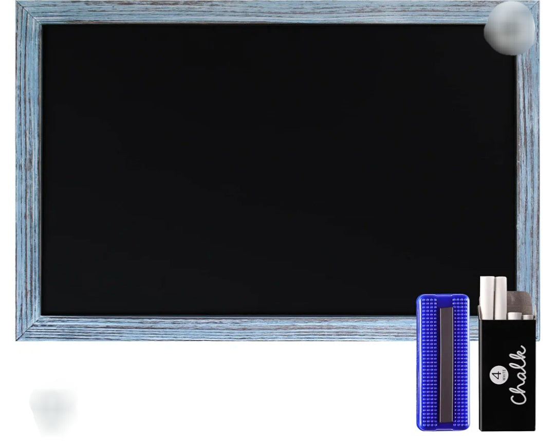 CHALKBOARD SIGN FOR YOUR TABLE - BLUE