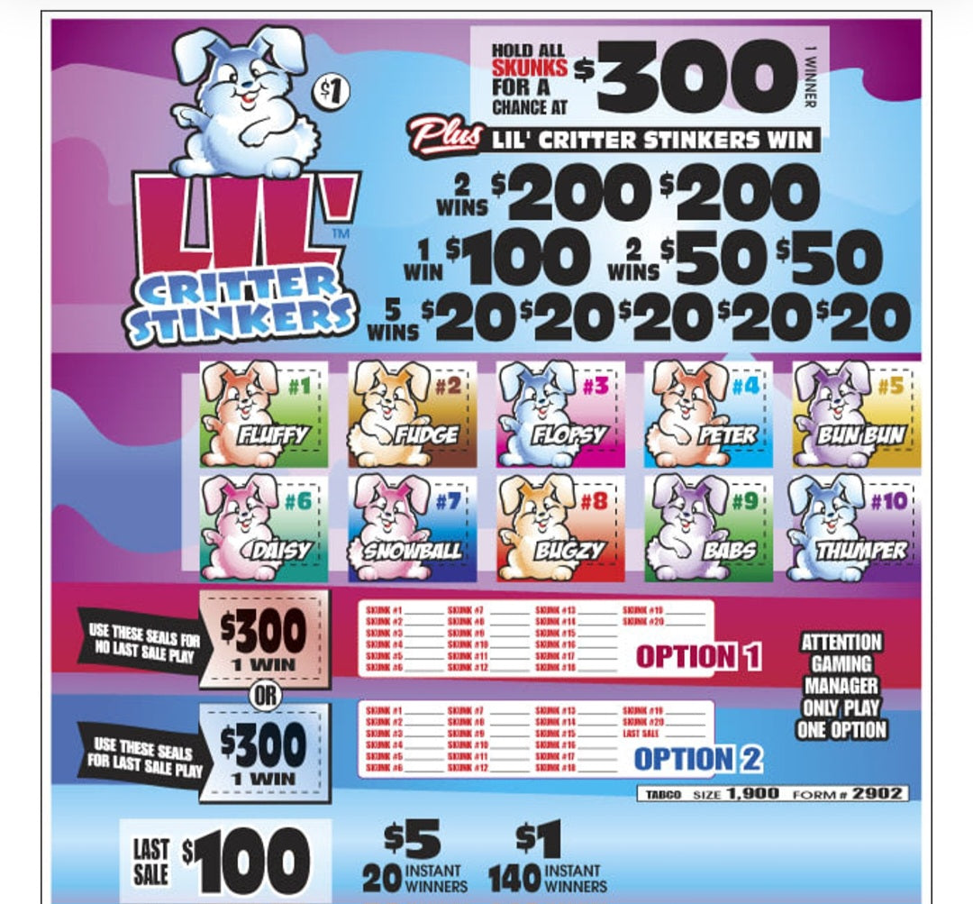 LIL CRITTER STINKERS