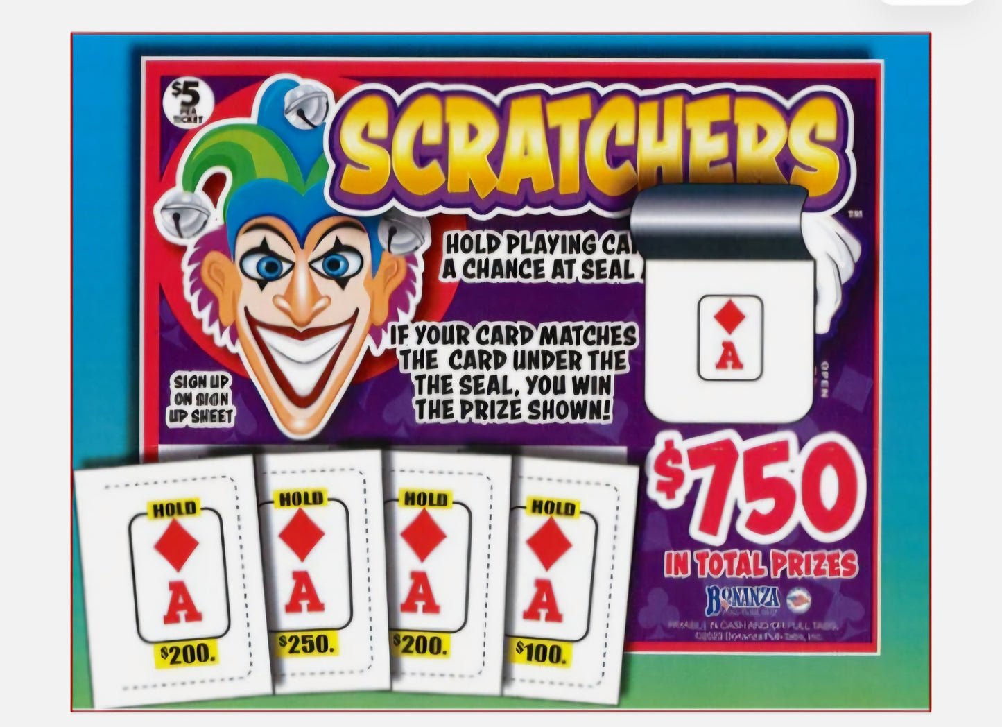 $5 SCRATCHERS