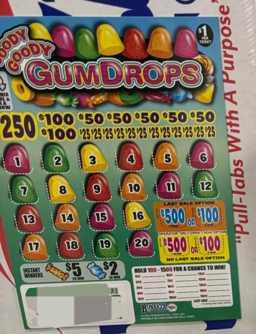 GUMDROPS CASHBOARD