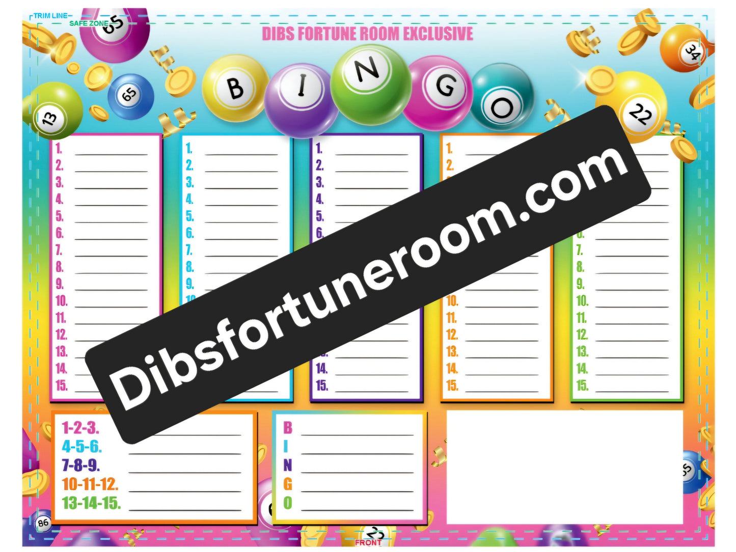 MARATHON BINGO PAD SET OF 2