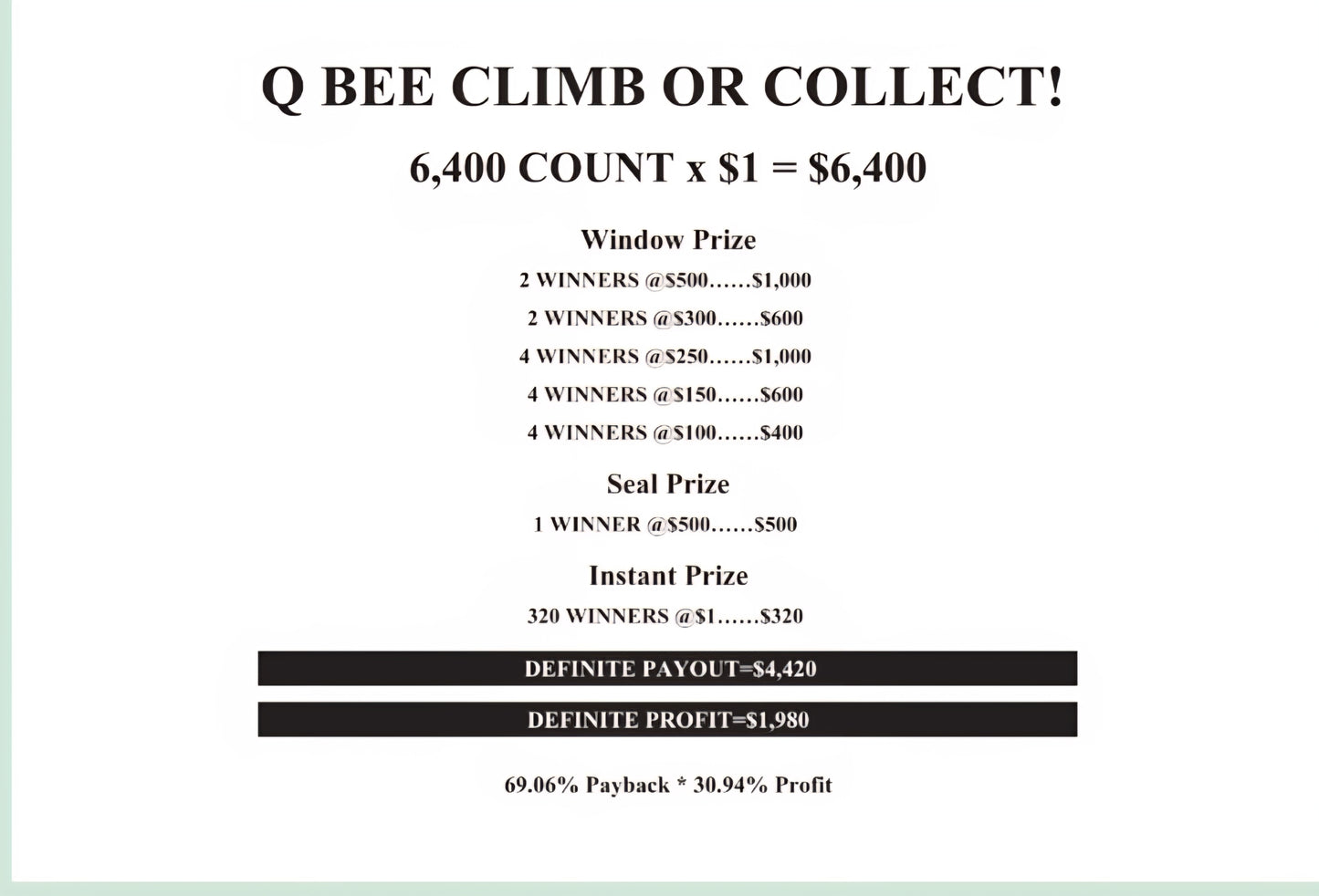 Q BEE CLIMB AND COLLECT CUSTOM 16 MINI SUBSET