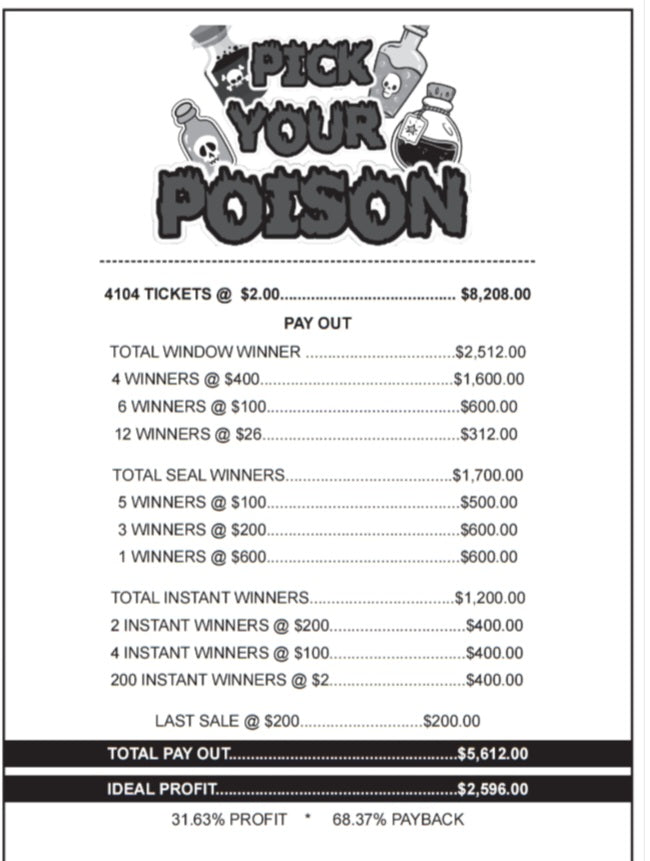 PICK YOUR POISON $2