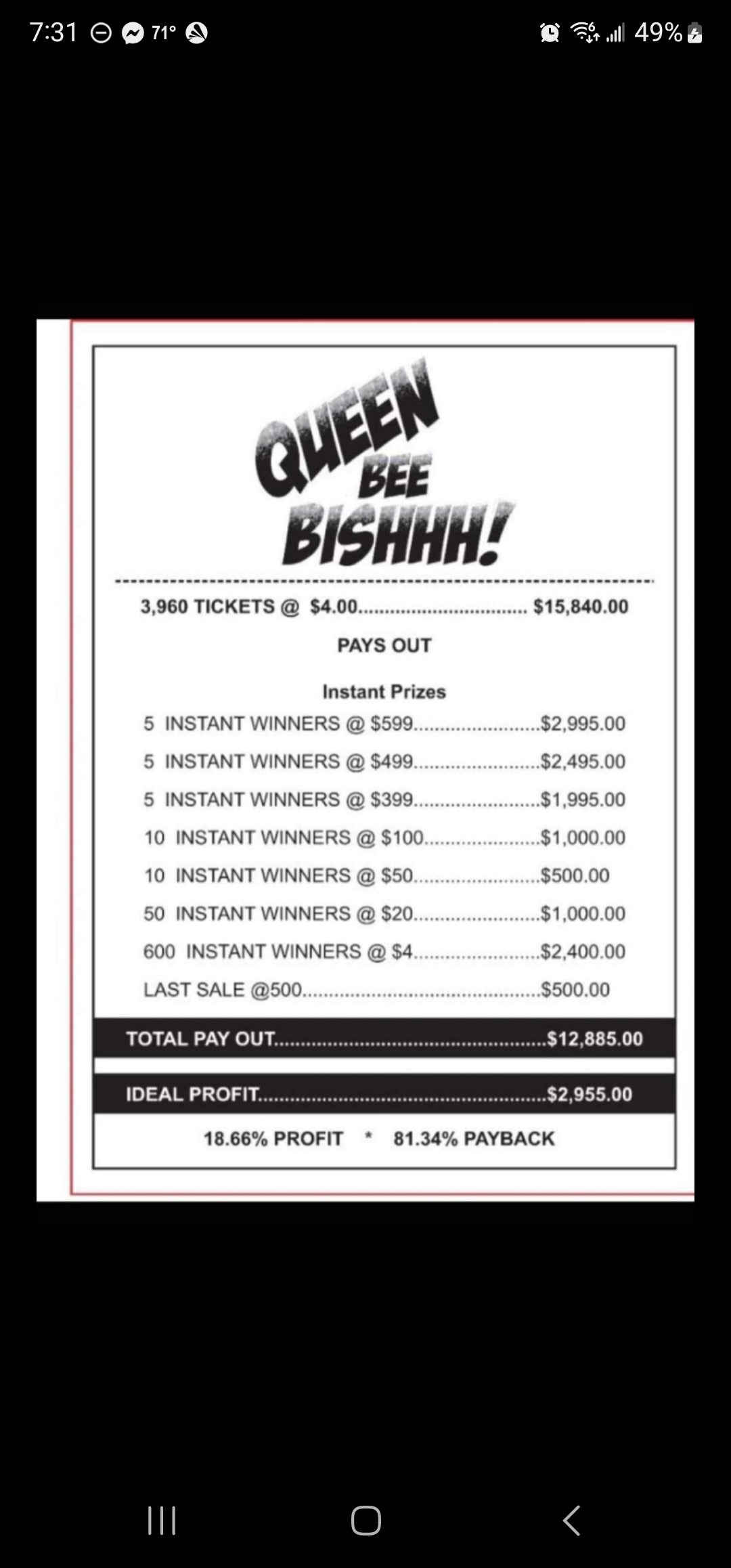 QUEEN BISH $4