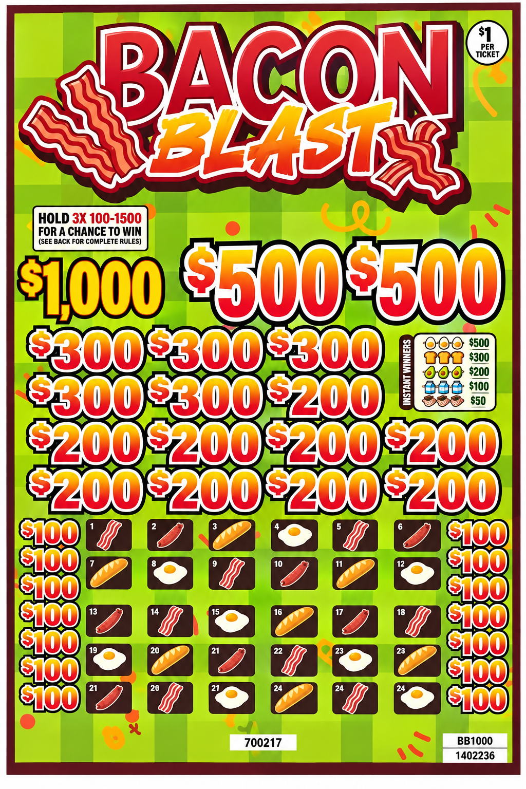 BACON BLAST CASHBOARD CUSTOM