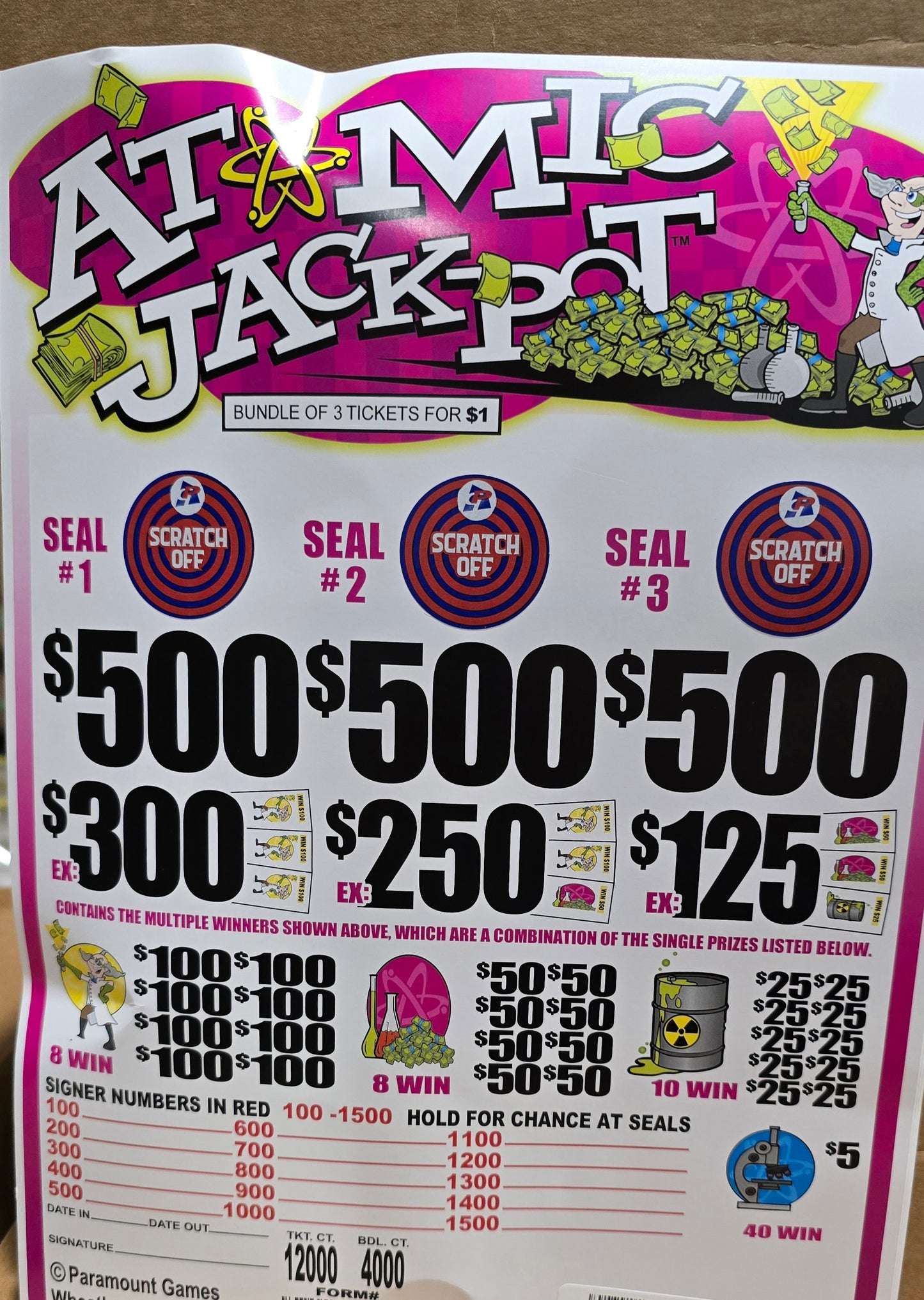 ATOMIC JACKPOT JARS
