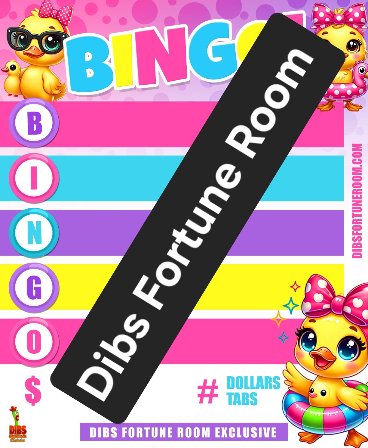 BINGO NOTEPAD SET OF 3 (DUCKS)