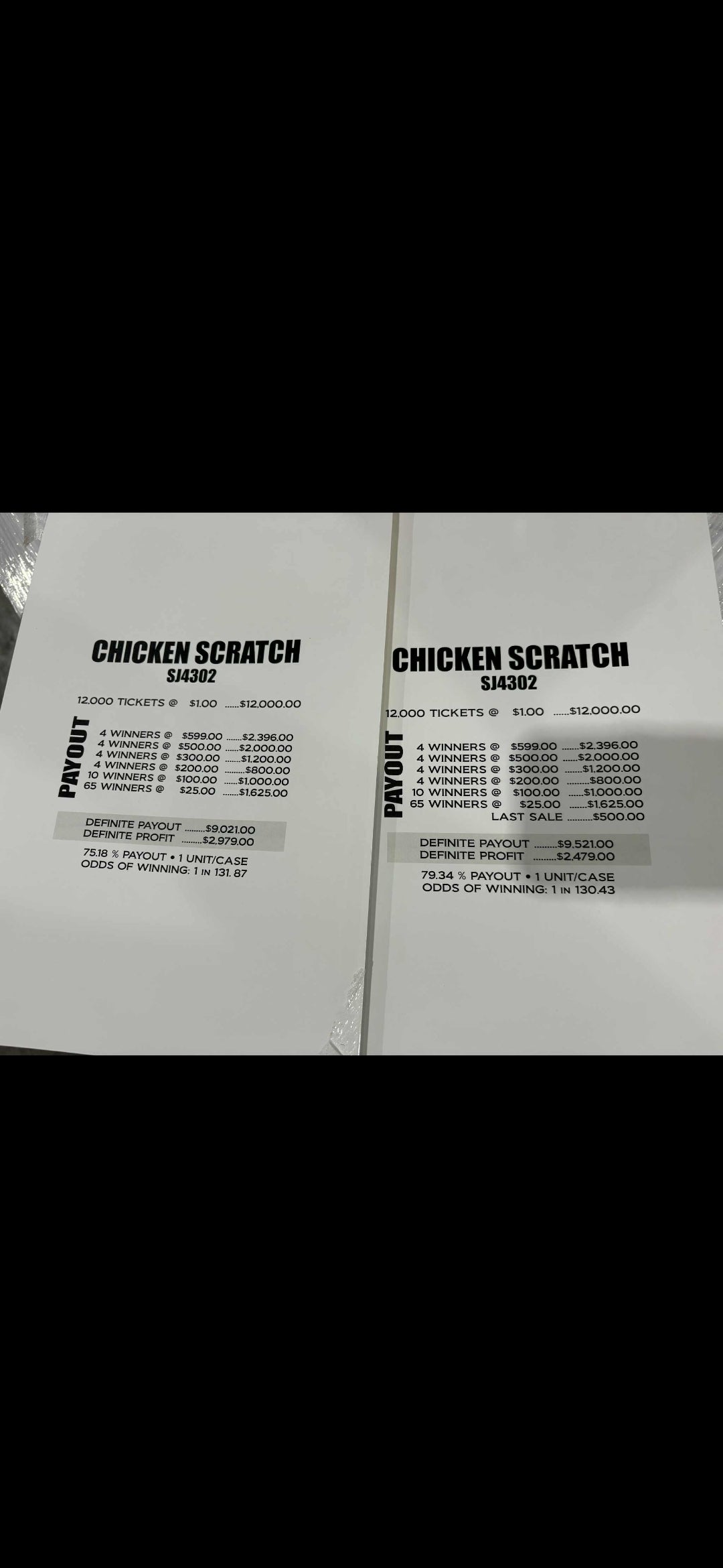 CHICKEN SCRATCH