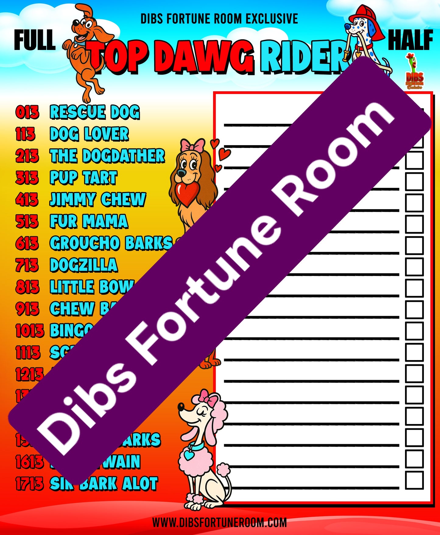 DAWG RIDER NOTEPAD SET OF 2