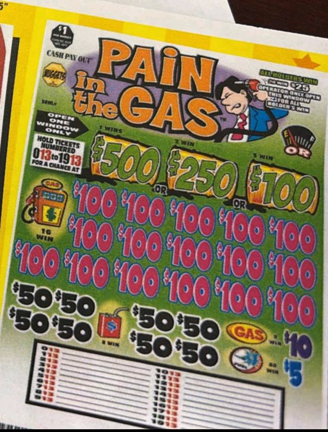 PAIN IN THE GAS NUGGETS