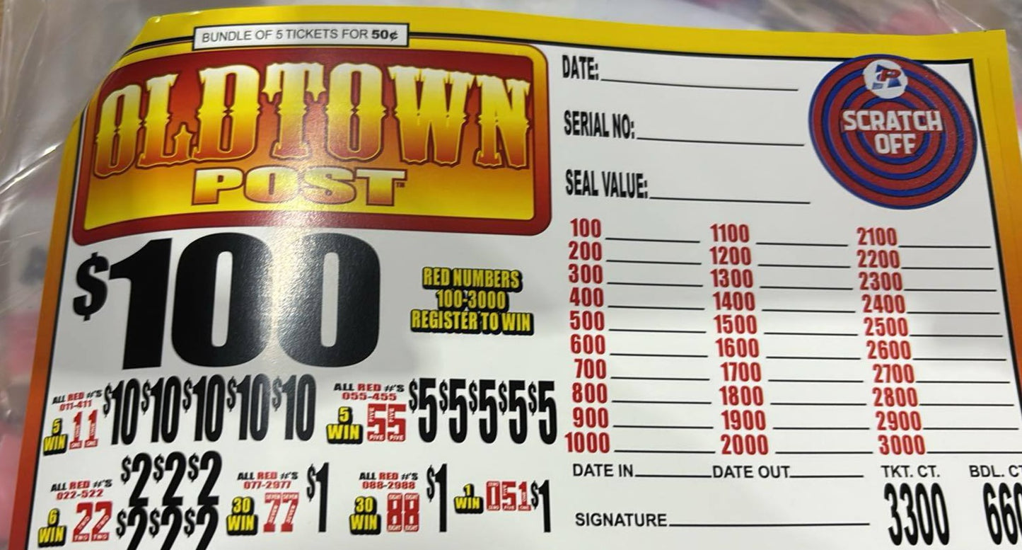 .50 CENT JAR OLDTOWN POST