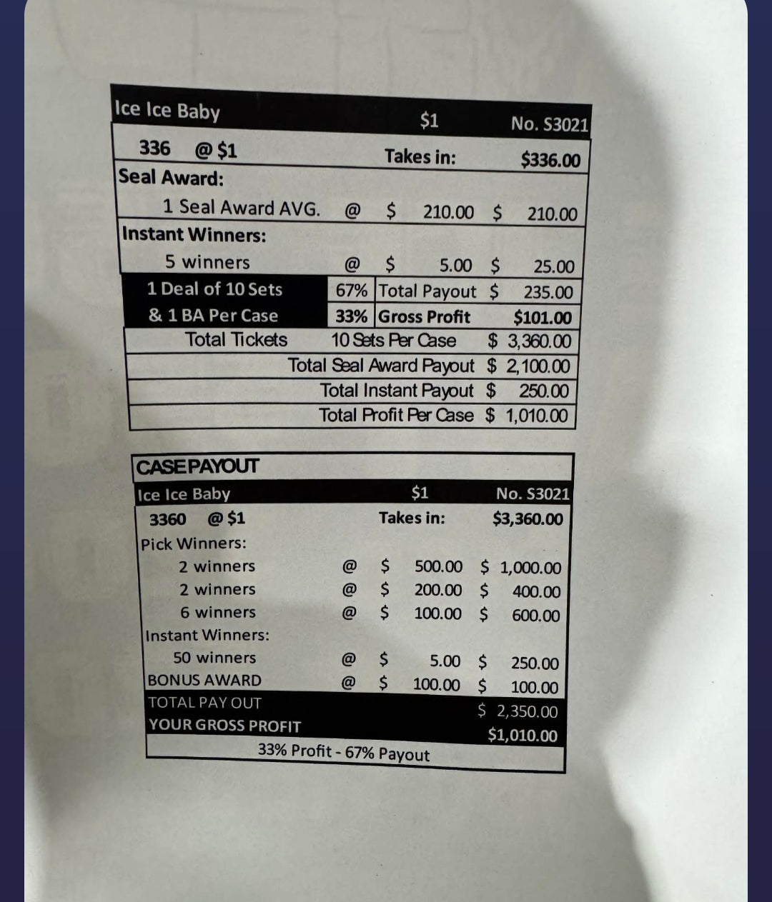 ICE ICE BABY 10 MINI SUBSET