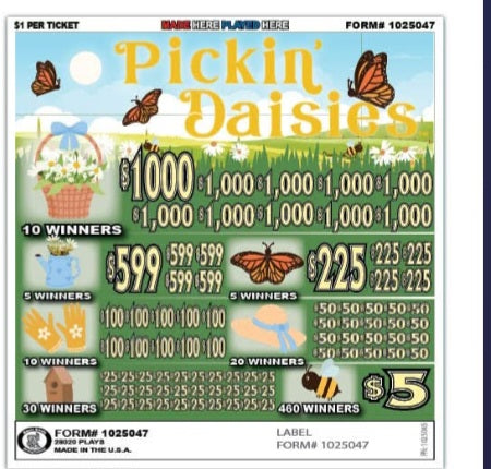 PICKIN DAISIES CUSTOM JAR