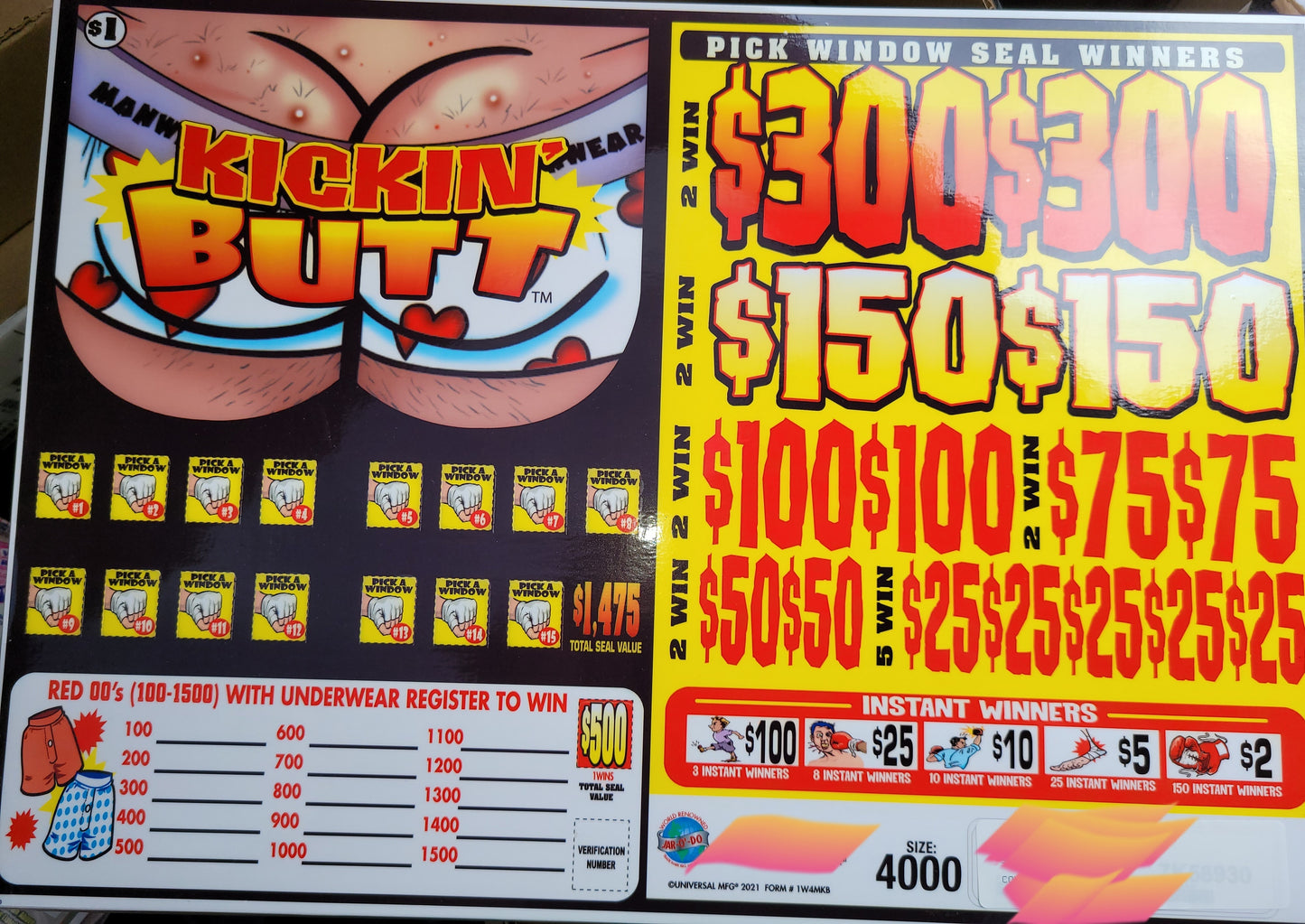 KICKIN BUTT CASHBOARD