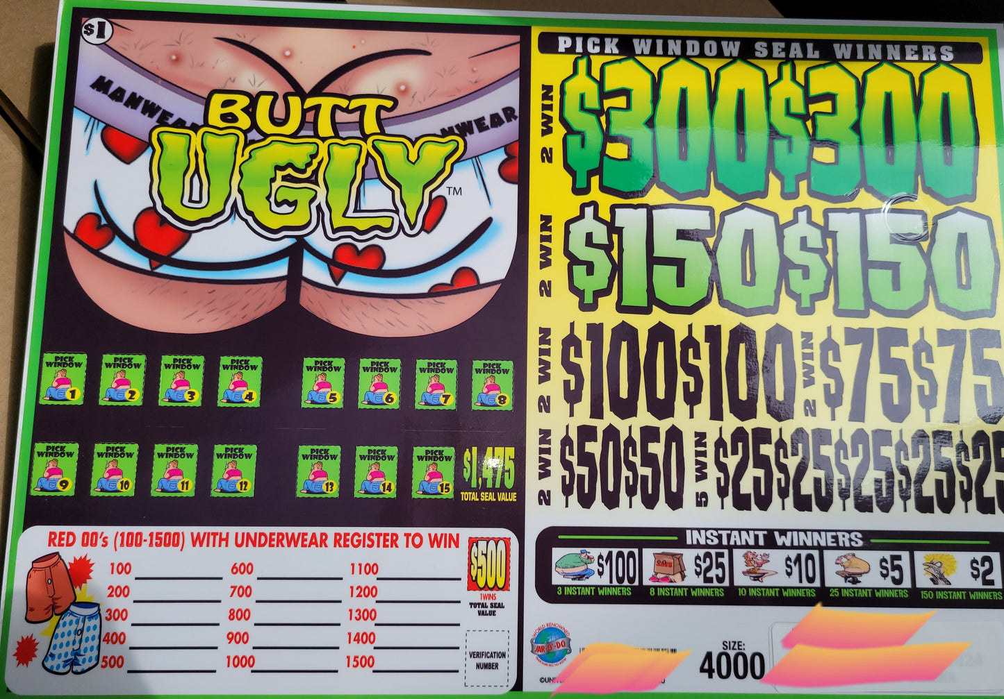 BUTT UGLY CASHBOARD