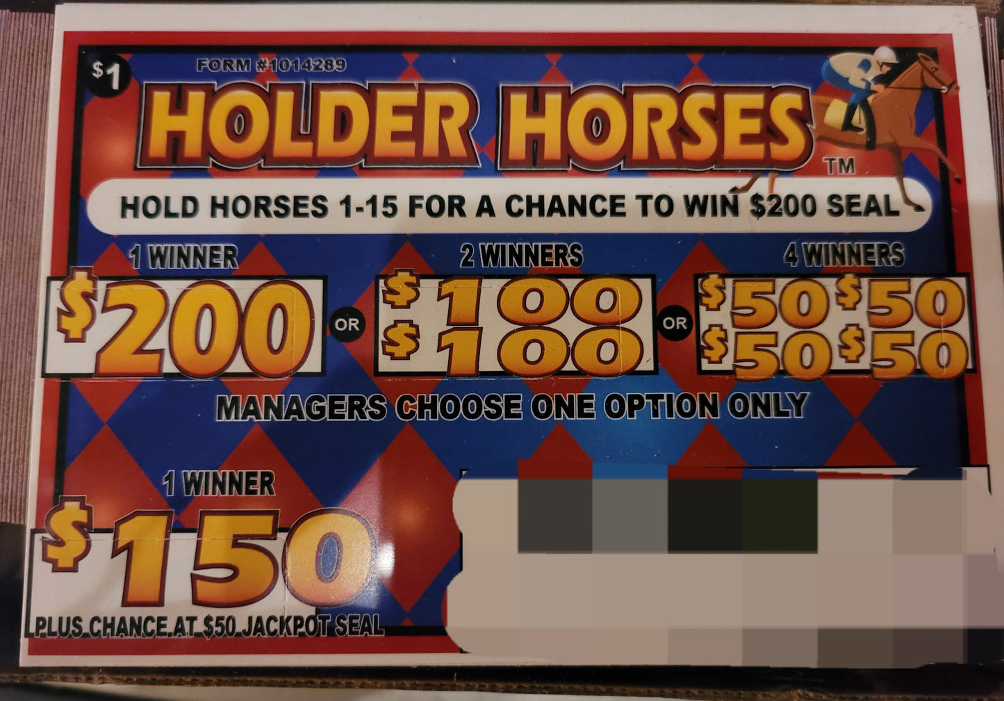 HOLDER HORSES