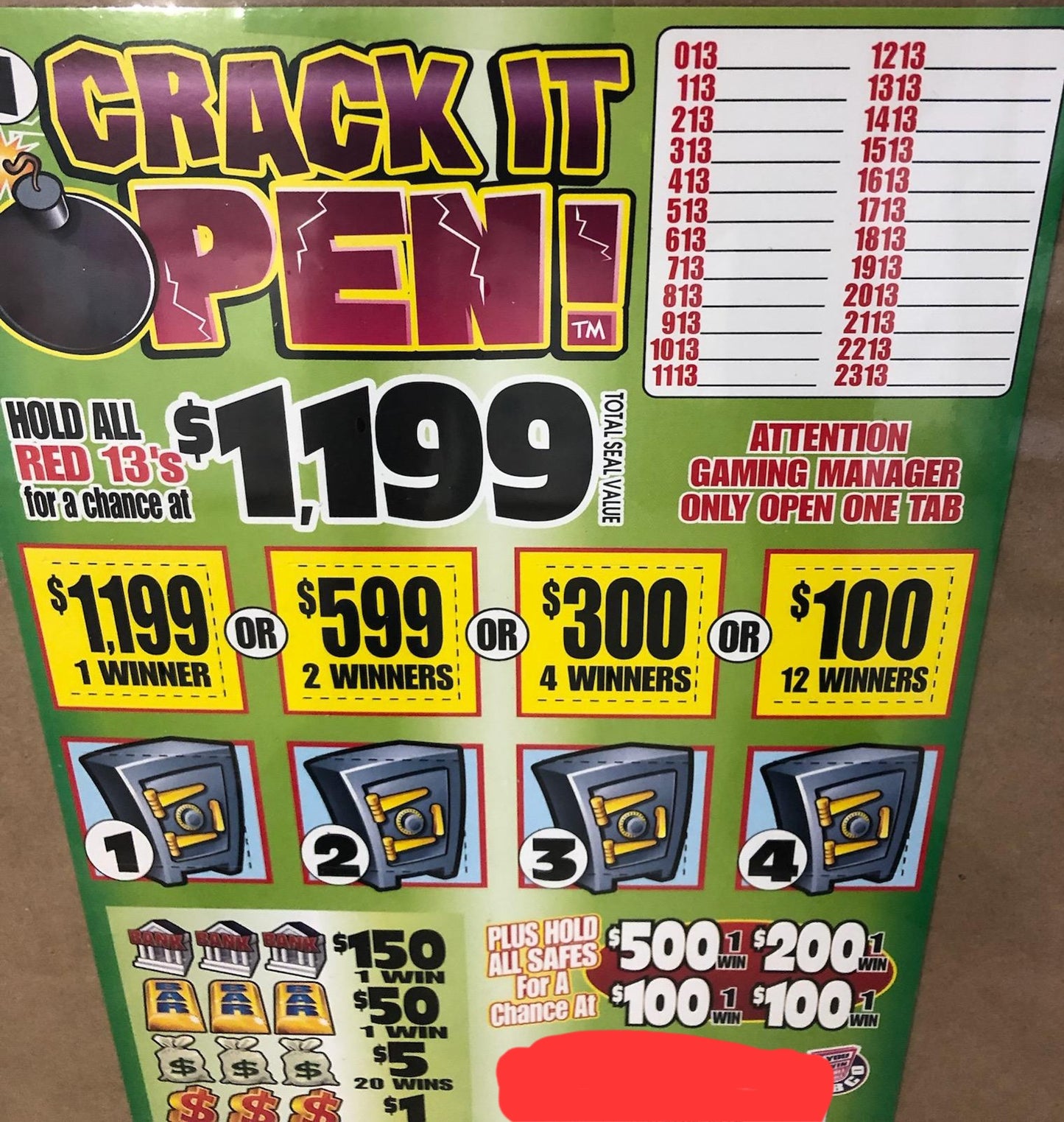 CRACK IT OPEN
