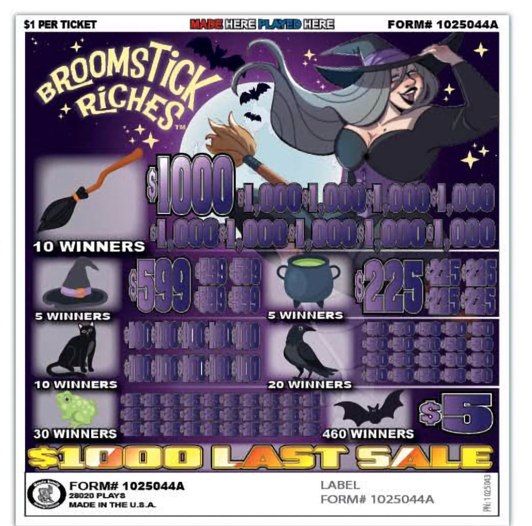 BROOMSTICK RICHES CUSTOM JAR