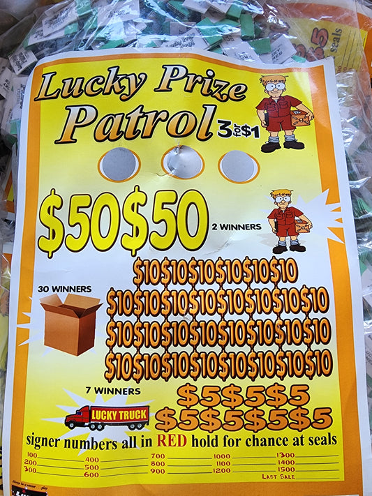 LUCKY PRIZE PATROL WITH LAST SALE