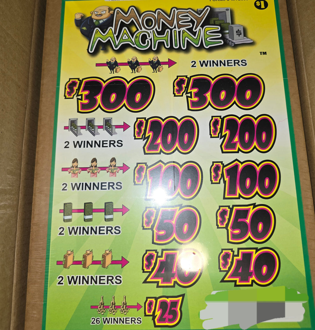 MONEY MACHINE – DIBS FORTUNE ROOM