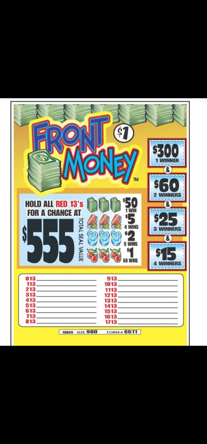 FRONT MONEY – DIBS FORTUNE ROOM
