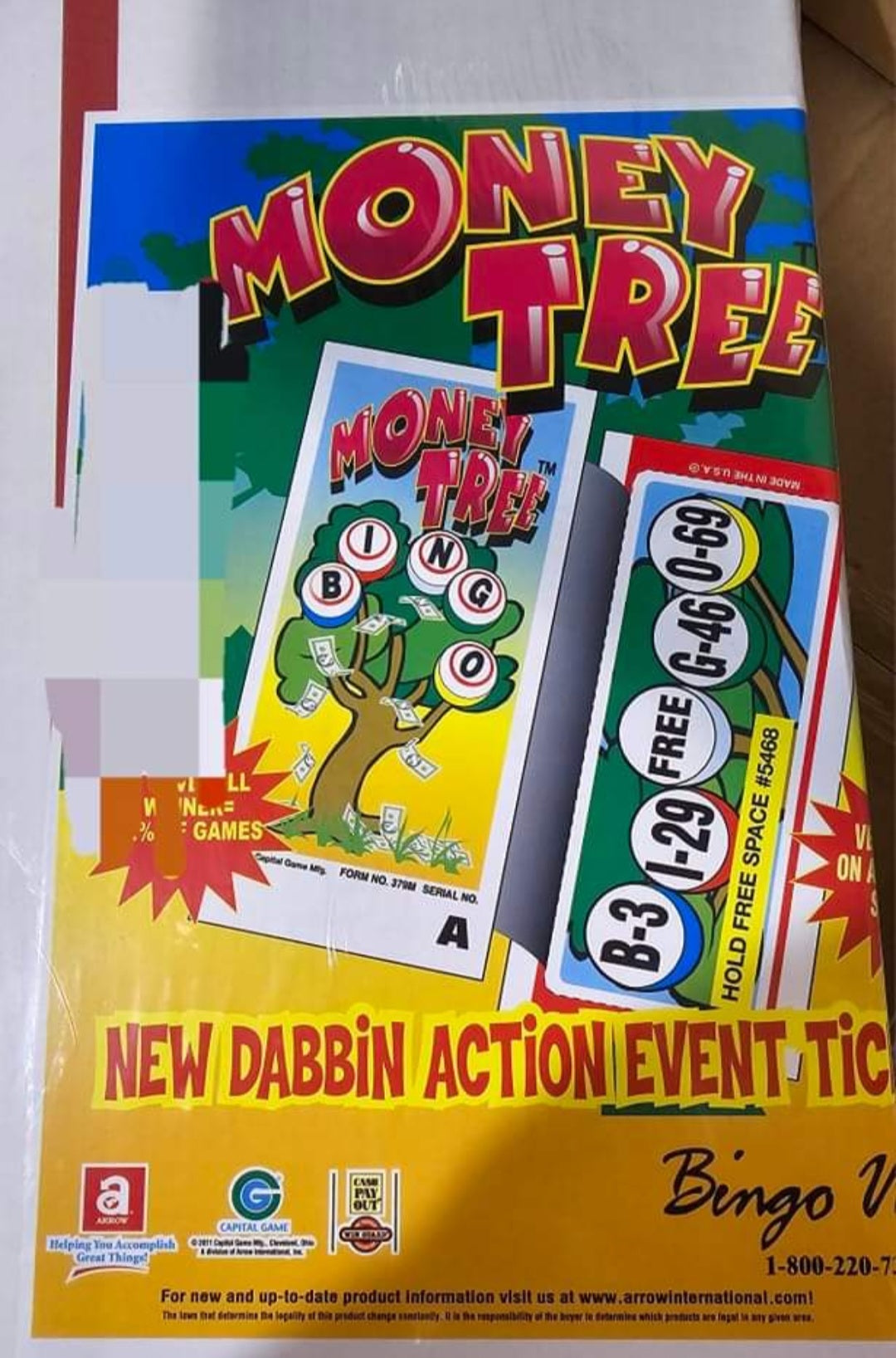 MONEY TREE DAUBER GAME – DIBS FORTUNE ROOM