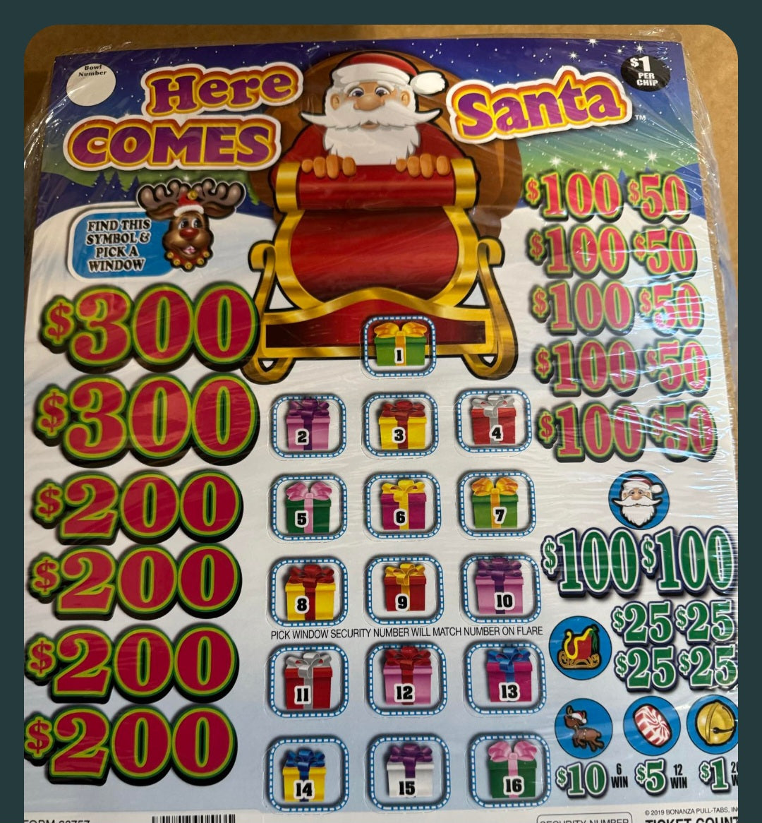 HERE COMES SANTA CHIPS