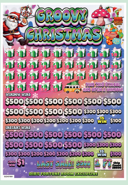 GROOVY CHRISTMAS CUSTOM CHIPS