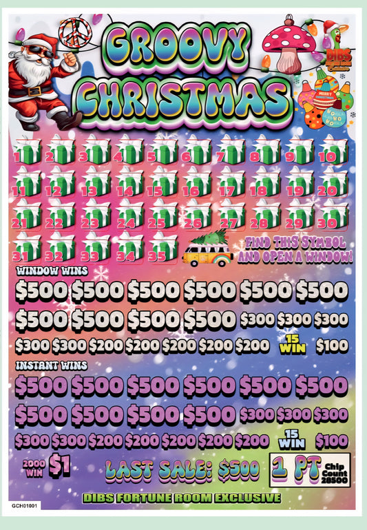 GROOVY CHRISTMAS CUSTOM CHIPS