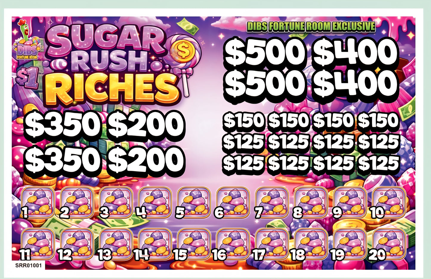 SUGAR RUSH 20 MINI SUBSET CUSTOM