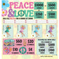 PEACE AND LOVE $2