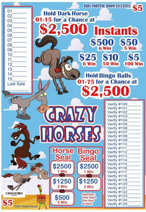 CRAZY HORSE $5