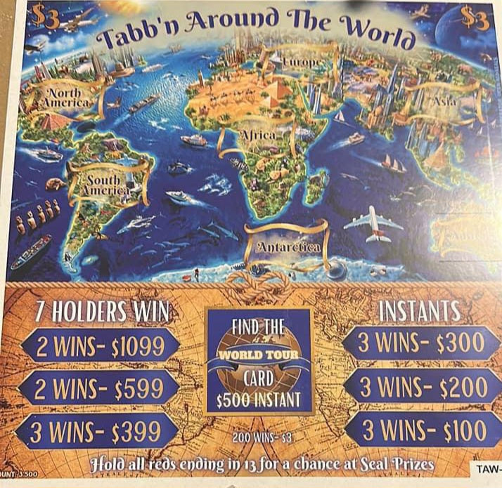TABB'N AROUND THE WORLD $3