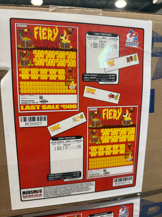 FIERY FORTUNE JARS WITH LAST SALE