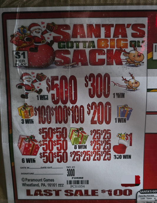 SANTAS GOT A BIG SACK JARS