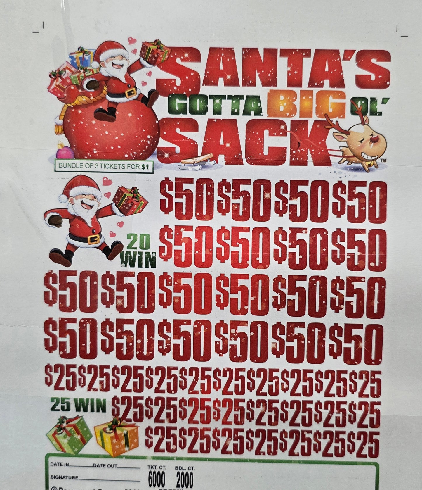 SANTAS GOT A BIG OLE SACK