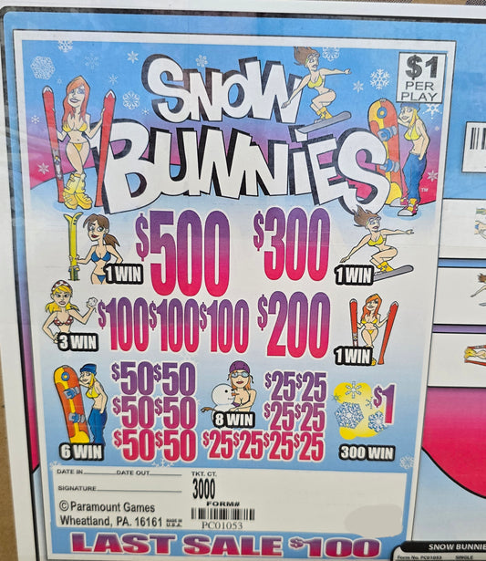 SNOW BUNNIES JARS WITH LAST SALE