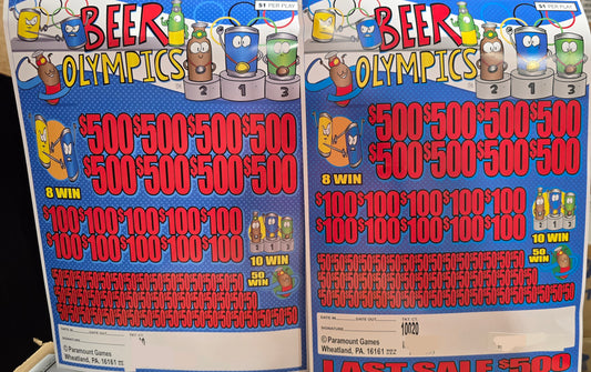 BEER OLYMPICS JARS