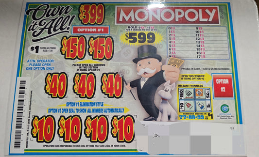OWN IT ALL MONOPOLY SMALL (0)