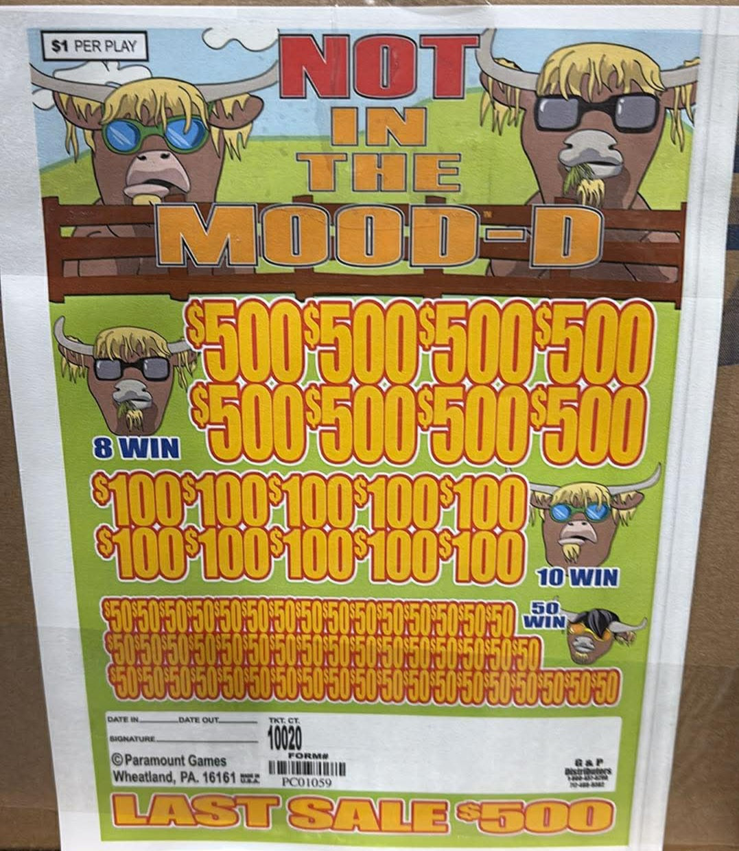 I'M NOT IN THE MOO'D JARS