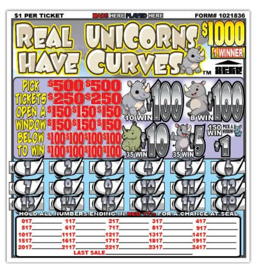 REAL UNICORNS HAVE CURVES EXCLUSIVE JAR